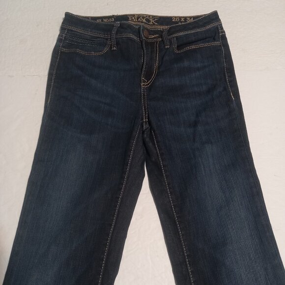 Buckle Dark Blue Flare & Wide Leg Jeans - Picture 2 of 9